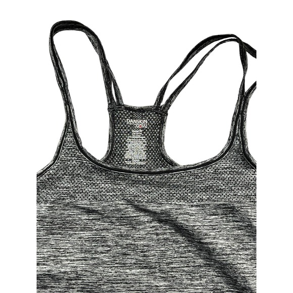 Danskin Now Women's Athletic Tank Top Gray & Black Dri More Loose Fit- Size L - Picture 3 of 4